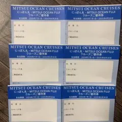 MITSUI OCEAN FUJI クルーズ券 6枚