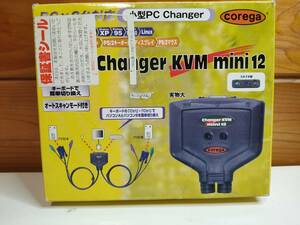【中古動作未確認品】corega Changer KVM mini 12 小型PC Changer CG-CKVMMN12