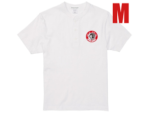 SPEED ADDICT TRADE MARK ヘンリーネック T-shirt WHITE M/白healthknitヘルスニットtwon moonトゥームーンavirexアビレックスアメカジ古着