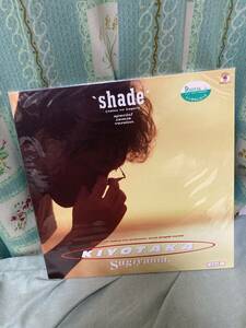 レコード　杉山清貴／shade、帯なし、レンタル落ちです、ジャケがビニールでコーティングされています、12インチシングル