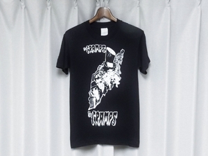 ◆希少◆THE CRAMPS クランプス ロック バンド Tシャツ 黒 S スクリーンスターズ フルーツオブザルーム SCREEN STARS FRUIT OF THE Loom◆