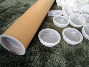 紙管キャップ　紙筒のふた　直径5ｃｍ 2個ワンセット