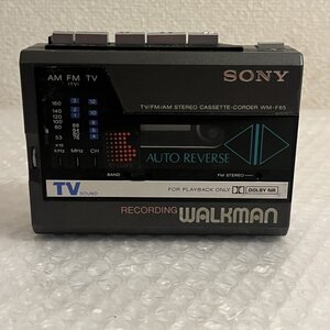 【 SONY WALK MAN 】 ソニー レコーディング ウォークマン 黒 WM-F85 ジャンク ■ 和106 三