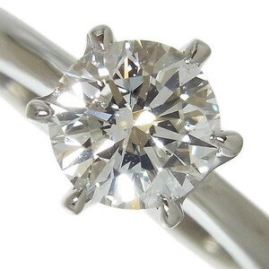 田崎真珠　TASAKI タサキ Pt900ダイヤ指輪 1.067ct G.SI-1.VG　4.5g　9号