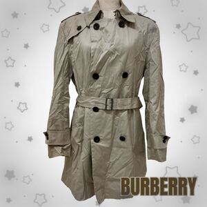 TK161 BURBERRY トレンチコート 長袖 スプリングコート ベージュ 春物