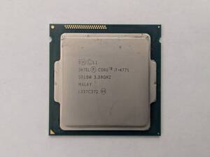 簡易チェック済み Intel Core i7-4771 3.5GHz LGA1150 