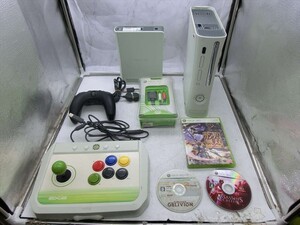 【IJ45-61】【140サイズ】XBox360 ゲーム機本体 ＋ HD DVDプレーヤー 他まとめてセット/ジャンク扱い/※傷、汚れあり