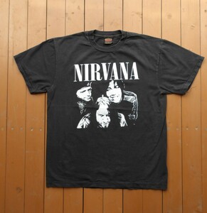 SALE ¥1スタ オークション ニルヴァーナ Tシャツ サイズ L SUB POP NIRVANA RED HOT CILLI PEPPERS SONIC YOUTH RAGE OASIS GREEN DAY