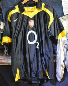 V952/NIKE/ナイキ Arsenal アーセナルFC サッカー　ゲームシャツ ユニフォーム　美品