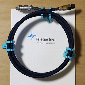 良品 2 メートル Telegartner M12 X / MFP8 IE Gold 1本