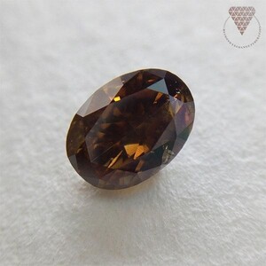 0.640 ct FANCY DARK BROWN I1 CGL ダイヤモンド ルース DIAMOND EXCHANGE FEDERATION