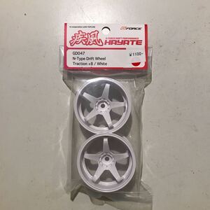 N-Type Drift Wheel Traction/＋8/White GD047 ホワイト ホイール