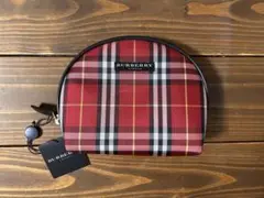 BURBERRY チェック柄ポーチ