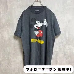 古着 used　Disney ディズニー　MickeyMouse ミッキーマウス　半袖プリントＴシャツ　キャラクター　クルーネック