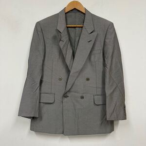 Burberry バーバリー ダブルジャケット メンズ サイズAB5 背抜き サイドベンツ ウールジャケット a755