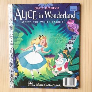 英語絵本 ディズニー 不思議の国のアリス 古書 ALICE in Wonderland