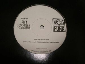 ●R&B 12inch●MASTERS OF FUNK / SUMMER