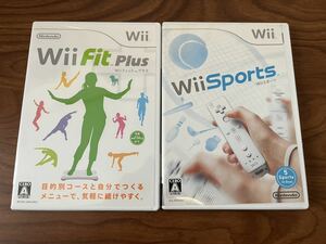 中古★Wii Fit Plus とwii sportsのソフトのみ