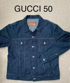 GUCCI デニムジャケット  Gジャン　サイズ50 Made in Italy