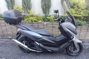 ★中古品★YAMAHA　NMAX125　SED6J　特別仕様車　2019年式　走行距離7,606㎞　トップケース　ハイスクリーン他★マットグレーメタリック★