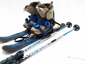 希少 スノーボードビンディングブーツセット装着可 4点サロモンフルセット SALOMON SB9 /S2 ファンスキーボード ブーツ27ｃｍ [192SM] @140