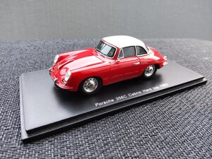 スパーク 1/43 ポルシェ 356C カブリオ ハードトップ 1963