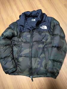 67　美品 クリーニング済み　THE NORTH FACE ザノースフェイス Nuptse ヌプシ ダウンジャケット　ND91632 カモフラ　迷彩