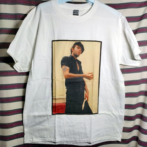 トムウェイツ（Tom Waits) ビッグプリントバンドTシャツ C【Lサイズ】★新品 80