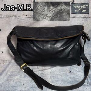 Jas-M.B.london　LeatherShoulderBag riri ショルダーバッグ 斜め掛け カバン レザーバッグ ジャスエムビー