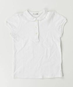 「MIKI HOUSE」 「KIDS」半袖ポロシャツ 120cm ホワイト キッズ