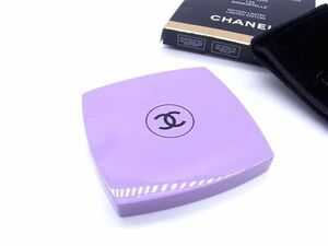 ■新品■未使用■ CHANEL シャネル ココマーク ミロワールドゥーブルファセット 拡大鏡 ミラー 折り畳み 手鏡 パープル系 AQ6851