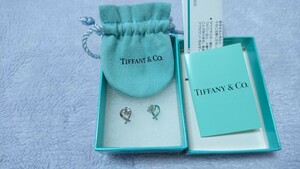 【美品】ティファニー★ラビングハート/ピアス★シルバー 925★ TIFFANY