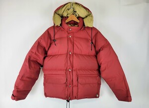 美品 80s CANADA製 WOODS ARCTIC PARKA レンガ色 M 80年代 カナダ製 ダウンジャケット ダウンパーカー アークティックパーカー ビンテージ