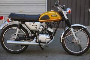 YAMAHA/ヤマハスポーツ/HS1/90cc/1970年/2気筒2キャブ5ポート/オートルーブシステム/5速/半世紀前とは思えないコンディションキープ