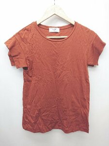 ◇ SLOBE IENA スローブ イエナ 半袖 Tシャツ カットソー サイズF ブラウン系 レディース P