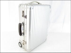 ■061101-055■RIMOWA/リモワ■クラシックフライト■スーツケース■キャリーバッグ■シルバー■アルミ■2輪■976.52■現状■