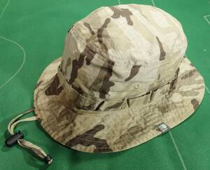 ▲Karrimorカリマー リップストップコットン素材 あごひも付 サファリハット CAMO LOOP HAT デザートカモ迷彩 美品!!!▲