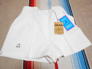 １９８０年代製 HEAD TENNIS SHORTS WIMBLEDON ATP BADMINTON ATHLETIC ヘッド テニス ショーツ東レ テトロン バドミントン スポーツ短パン