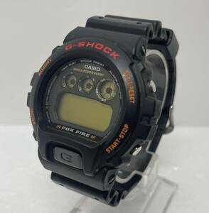 【ST0615.4-2MY】中古 CASIO カシオ G-SHOCK ジーショック DW-6900B フォックスファイヤー 不動品 腕時計 ラバーベルト 