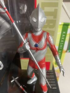 現状品 ウルトラマンジャック フィギュア 台座 バンダイ CCP 大怪獣シリーズ ウルトラマン 怪獣 円谷プロ 当時物 ソフビ 昭和 おもちゃ