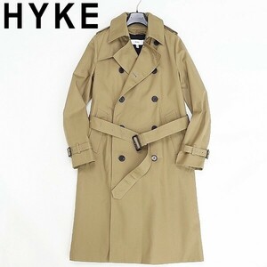 ◆HYKE ハイク ウールライナー付 トレンチ コート ベージュ 2