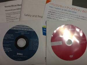 Dell OptiPlex 3010 用プリインストールDVD @未開封一式@ Windows7 Professional SP1 32-bit多言語版