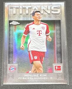  Topps CHROME MINJAE KIM TITANS ref