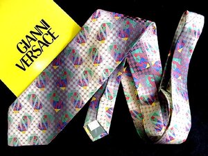 ♪今週の特売980円～♪3647♪良品【GIANNI VERSACE】ヴェルサーチ【デザイン 柄】ネクタイ♪