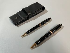 MONT BLANC モンブラン マイスターシュテュック ボールペン シャーペン 2点セット ケース付き 現状品