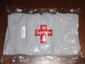 Supreme 2020fw Cross Box Logo Hooded Sweatshirt Heather Grey Medium クロス ボックス ロゴ フーデッド パーカー グレー M 国内正規品