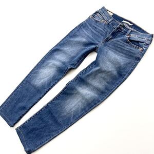 リーバイス ☆ LEVIS W25 スキニー ジーンズ ストレッチ デニムパンツ レディース インディゴ 自然で程よい色落ち♪ 日常着に◎■Ja4966