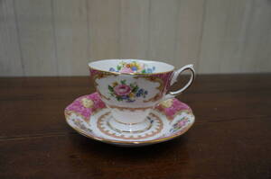 美品☆ＲＯＹＡＬ　ＡＬＢＥＲＴ☆ロイヤルアルバート☆カップ＆ソーサー☆４１１Ｓ４－Ｊ１５６６３