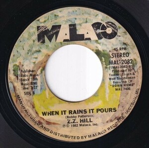 Z.Z. Hill - When Can We Do This Again / When It Rains It Pours (B) SF-I532