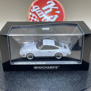 MINICHAMPS 1/43 Porsche 911 Coupe 1978-88 White Mini Car FAN Special ミニカーファン ミニチャンプス ポルシェ クーペ ホワイト 白